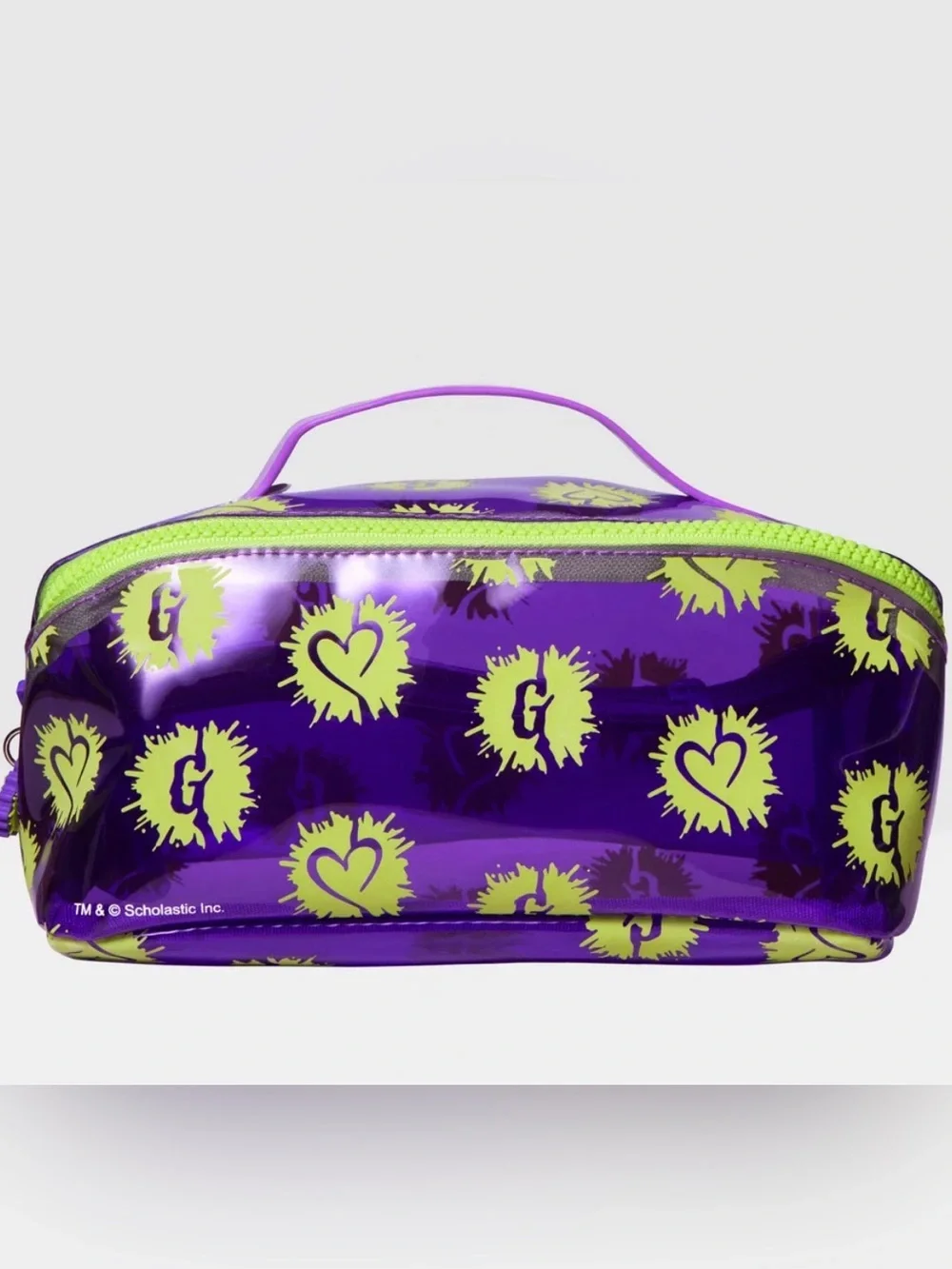 NWT Beauty Creations Goosebumps Glow-in-the-Dark Cosmetic Bag